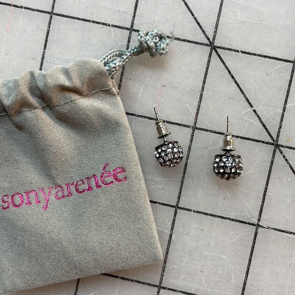 Sonya Renée disco ball studs - Picture 2 of 3